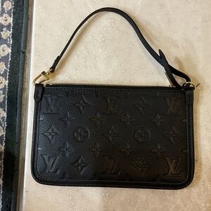 Louis Vuitton Black Monogram Wristlet